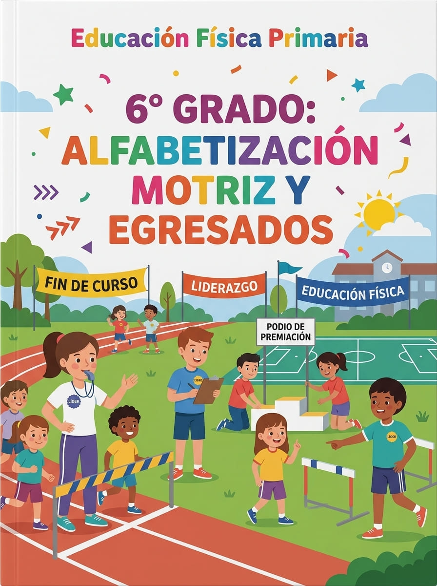 Cuadernillo Ed. F&iacute;sica 6&deg; Grado